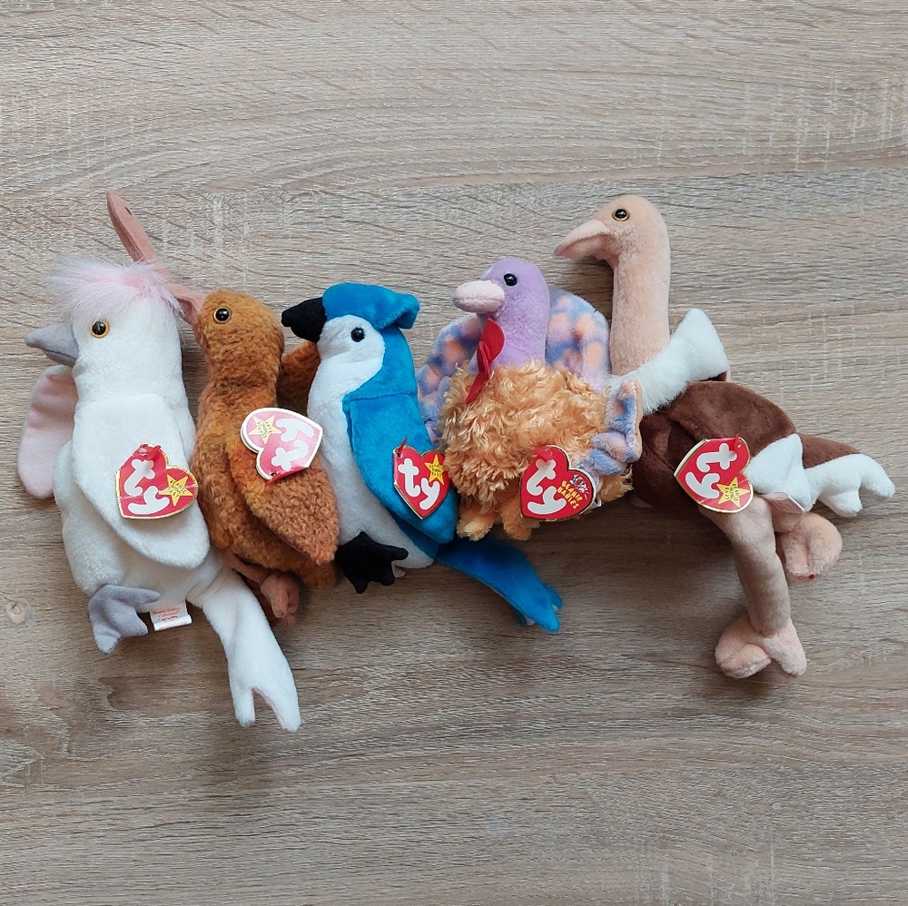 Beanie Baby birds!